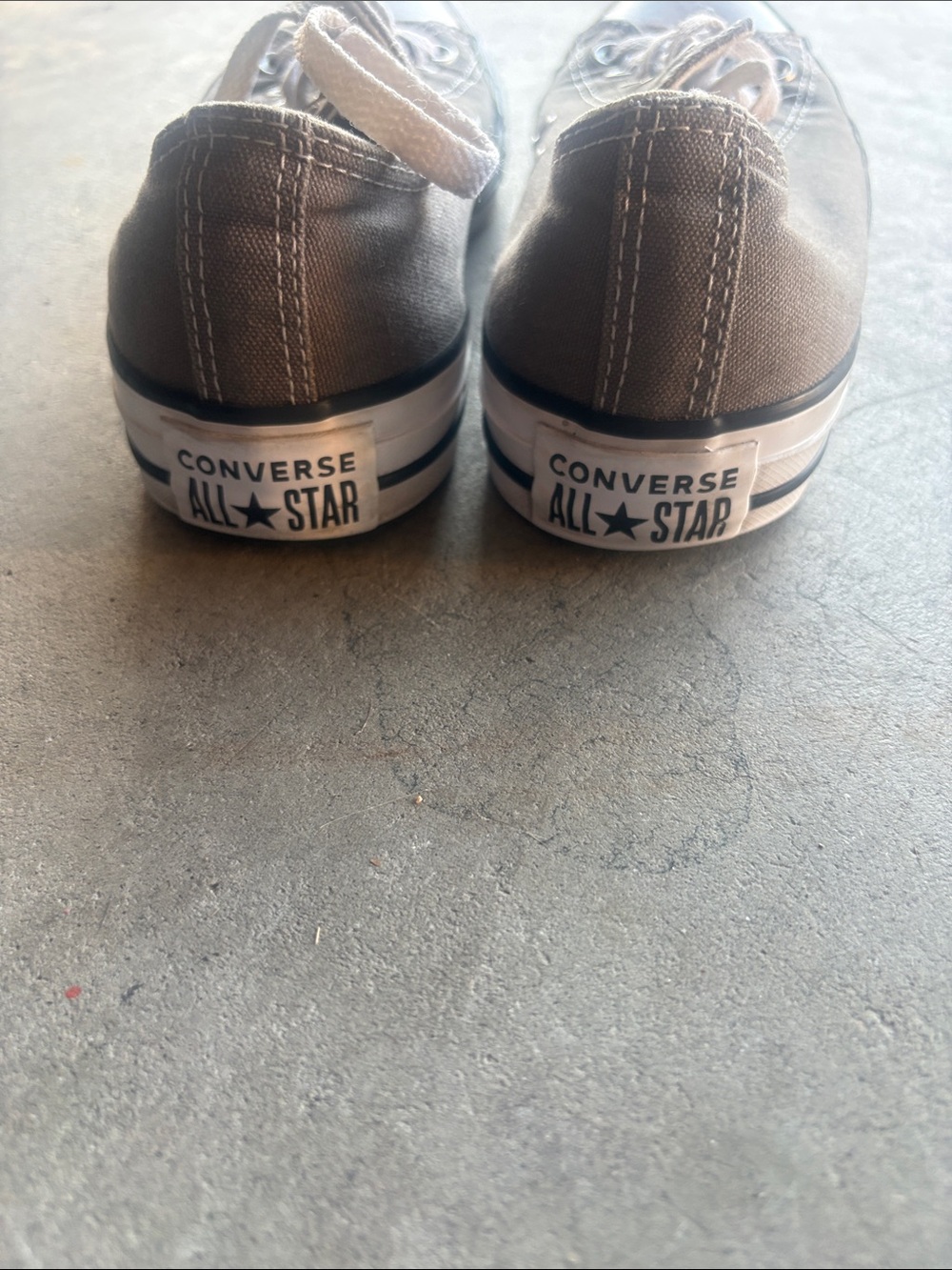Gray Converse 🌵7.5 Women’s 5.5 Men’s - Picture 3 of 10